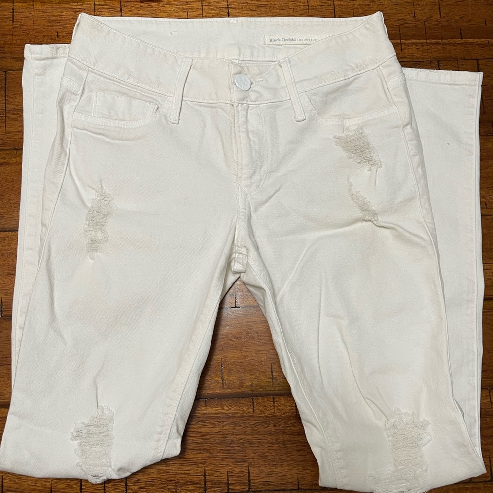 Black Orchid White Jeans